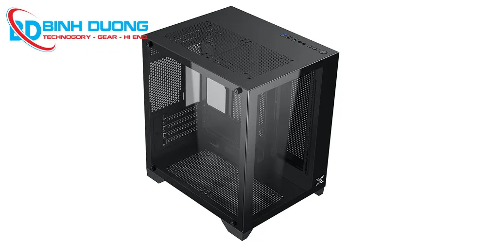 Case Xigmatek AQUA M LITE EN42607 – MATX, Màu Đen, Thiết Kế Bể Cá Độc Đáo