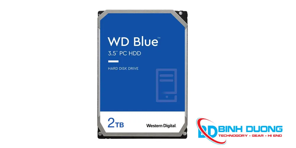 Ổ Cứng HDD PC WD Blue 2TB WD20EZBX – Lưu Trữ Ổn Định, Hoạt Động Bền Bỉ