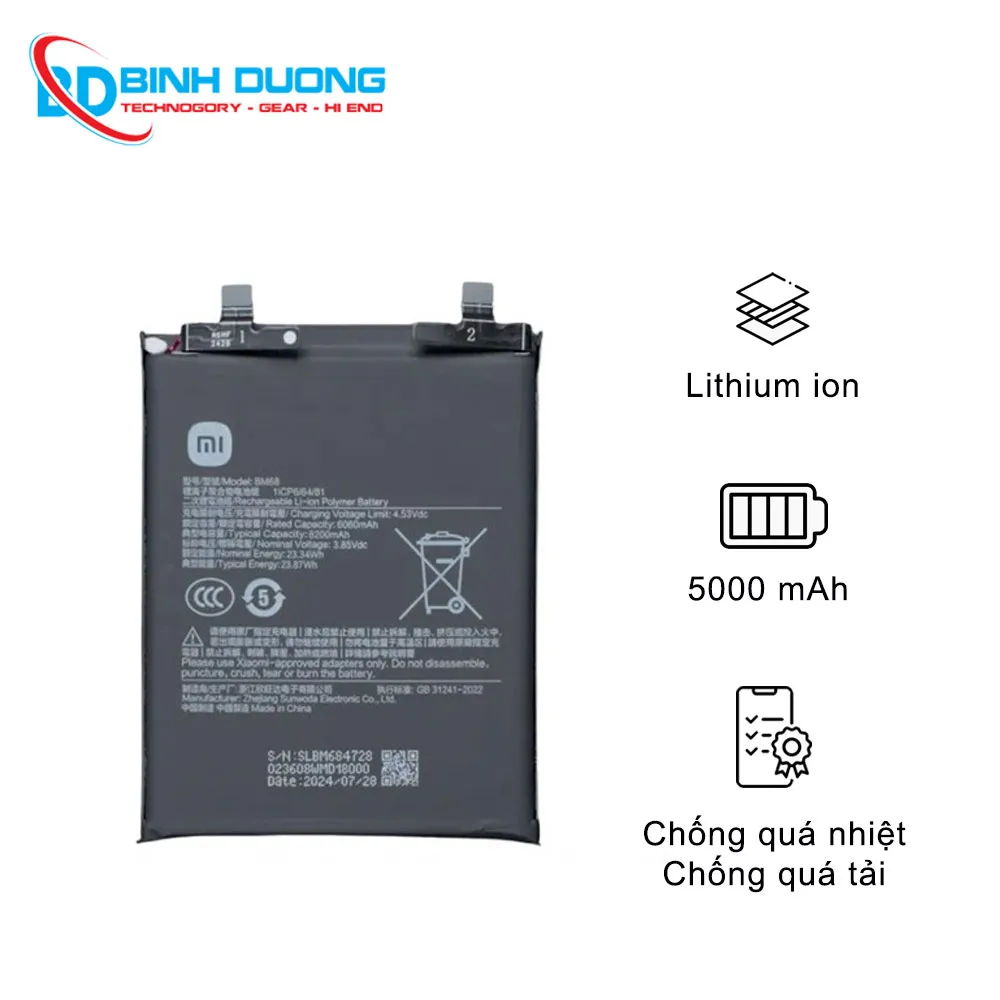 Thay pin Xiaomi 13T