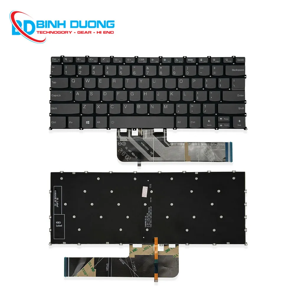 Bàn phím laptop Lenovo IdeaPad 5 Flex 5 14ALC05 14ARE05 14IIL05 14ITL05 Yoga Slim 7 ZIN Cáp Úp