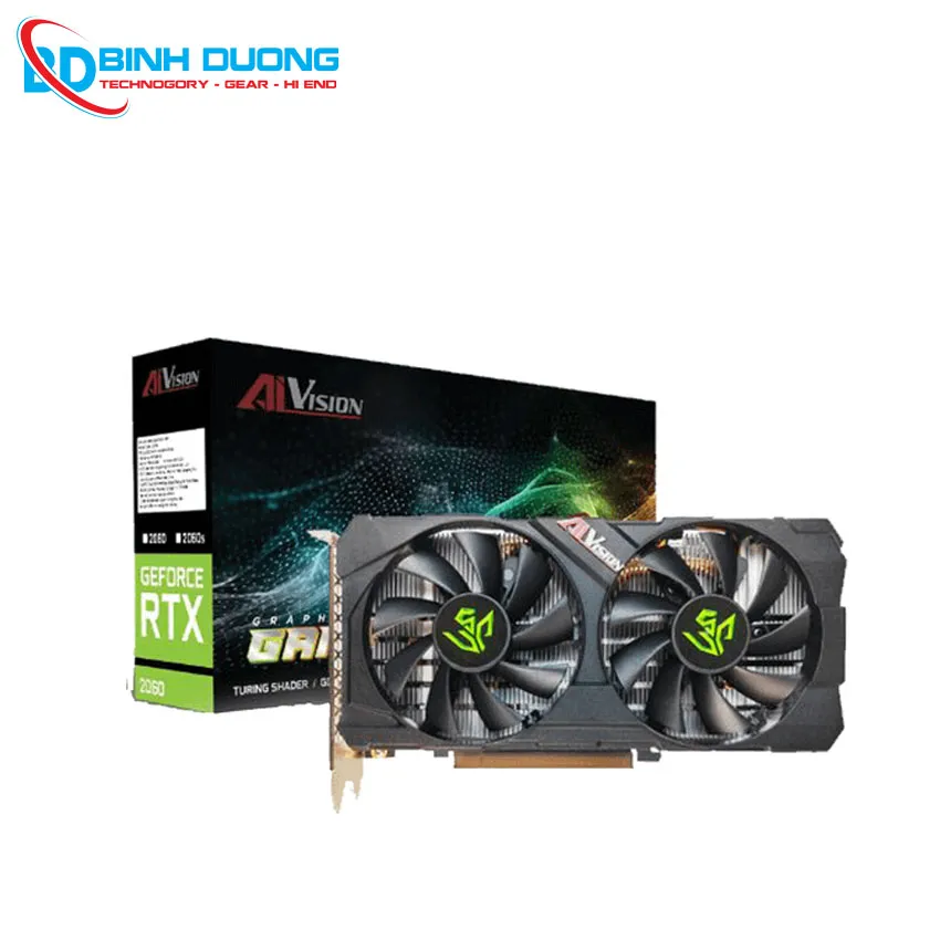 Card Màn Hình - VGA AIVision GTX 1660TI 6GB DDR6 (192Bit) Chính Hãng