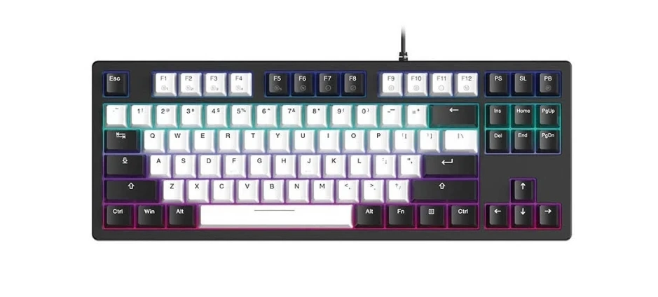 Hệ thống đèn LED RGB rực rỡ trên bàn phím DareU