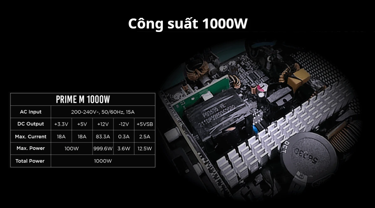Công suất 1000W