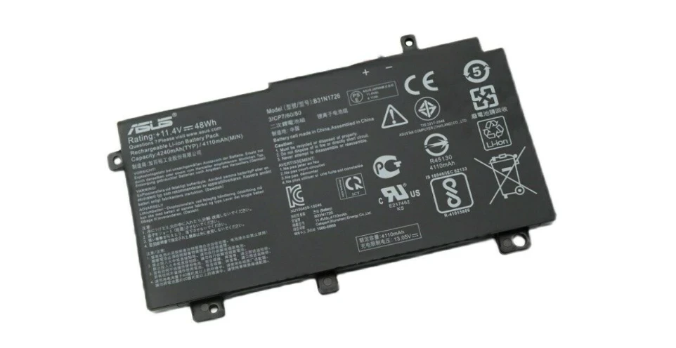 Pin laptop Asus Gaming FX504G FX504GT B31N1726 (cáp ngắn)