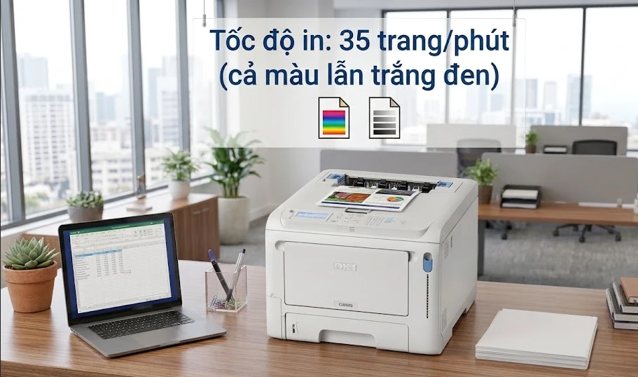 Tốc độ in ấn tượng