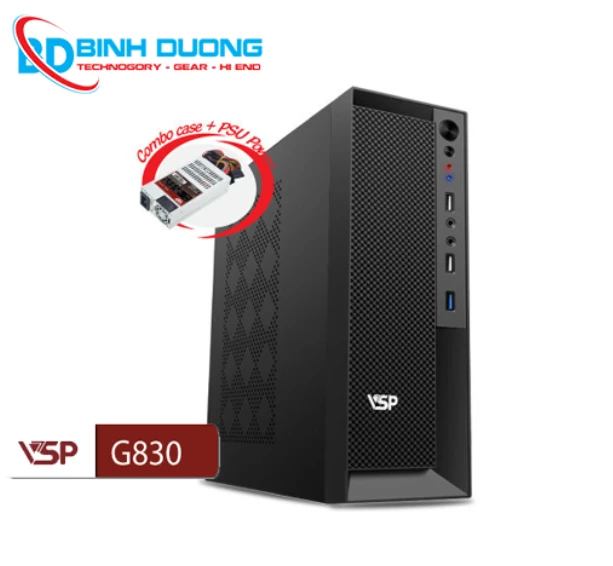 Bộ Case VSP Nguồn G830 (Case SFF/ Nguồn 500W )