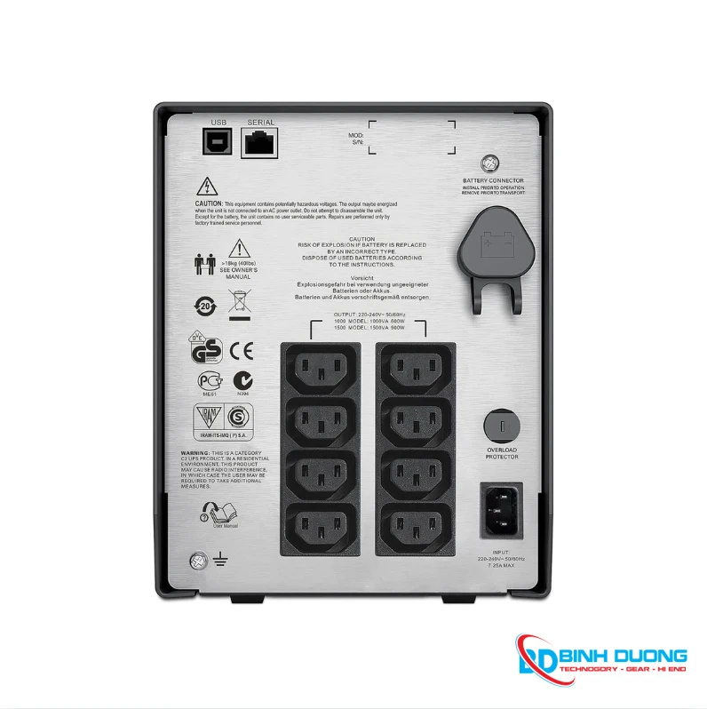 Bộ lưu điện UPS APC SmartConnect SMC1500iC (Tower/ Line interactive/ 1500VA/ 900W/ LCD) - Chi tiết 3