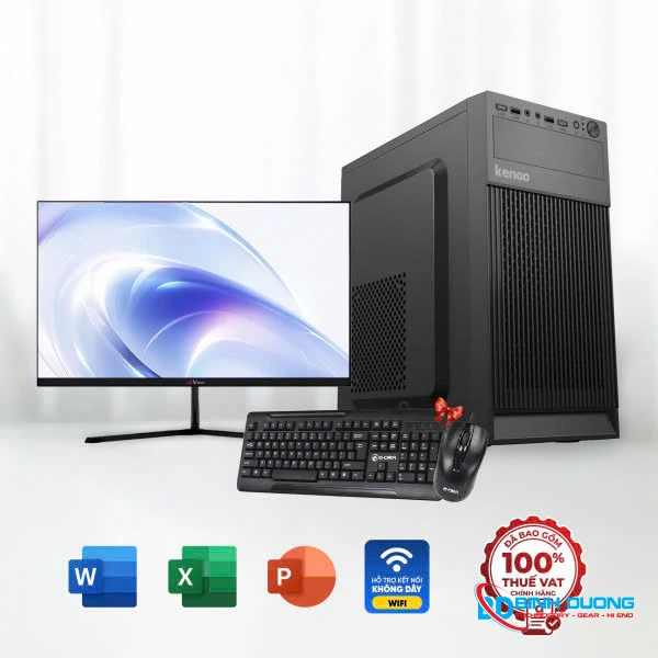 Bộ máy tính Văn Phòng CPU Intel Core I7 7700 ( Ram 8G/ SSD 256GB/ 550W/ VSP 25 inch 100hz )