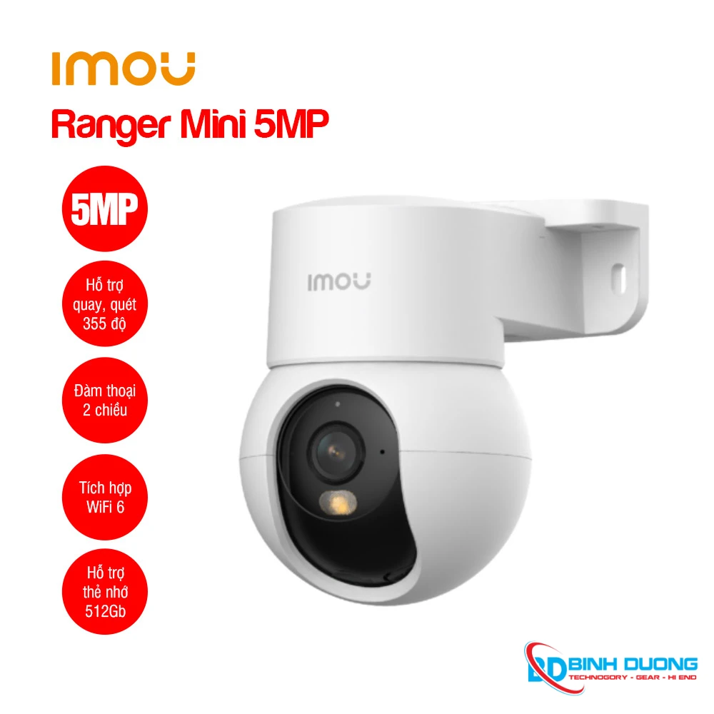 Camera Imou DSS Ranger Mini IPC-K2MP-5H1WE (3K 5MP/ có màu) - Chi tiết 2