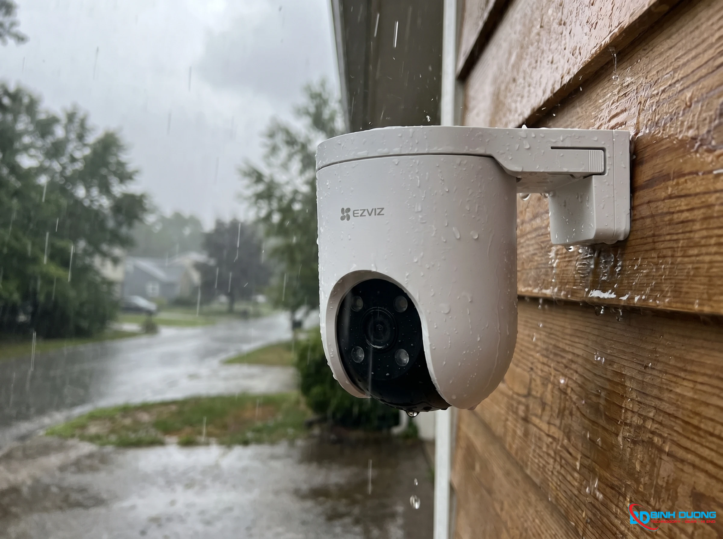 Camera WIfi Ezviz 3MP CS-H8C Pro R200-1K3WKFL Color(Xoay 350 Độ, 2 Chiều, Báo Đèn, Còi)- - Chi tiết 5