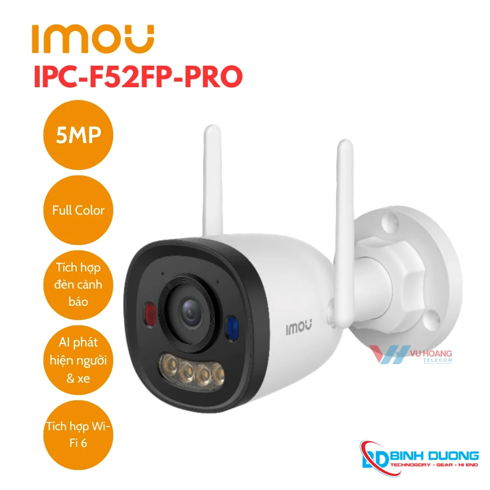 Camera Wifi Imou KBT IPC-F52FP (5MP/ CỐ ĐỊNH/ NGOÀI TRỜI)