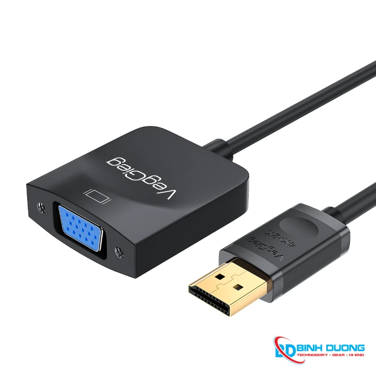 Cáp chuyển DisplayPort to VGA VEGGIEG V-Z615 - Chi tiết 1