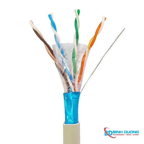 Cáp mạng Cat5E FTP Vcom 24AWG 4PRS – PVC - Chi tiết 3
