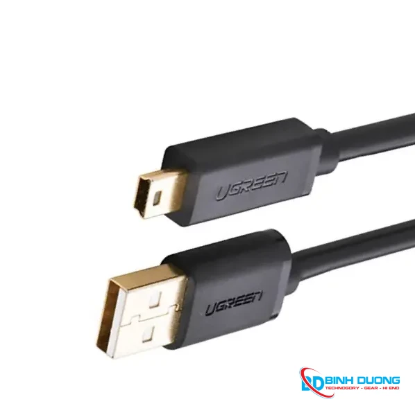 Cáp USB 2.0 to USB Mini 1,5m mạ vàng Chính hãng Ugreen 10385 - Chi tiết 2