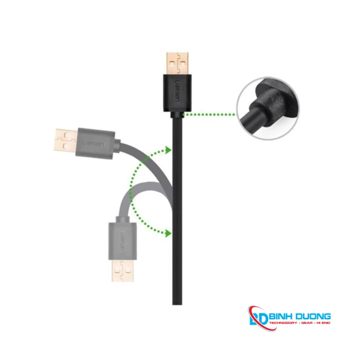 Cáp USB 2.0 to USB Mini 1,5m mạ vàng Chính hãng Ugreen 10385 - Chi tiết 4
