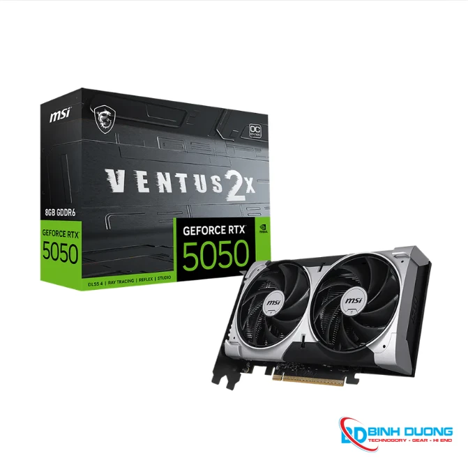 Card màn hình MSI GEFORCE RTX 5050 VENTUS 2X 8GB OC