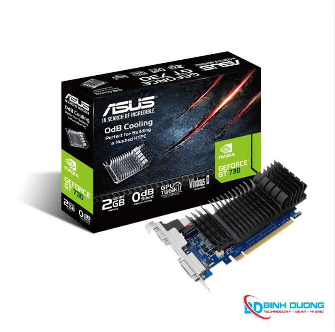 Card màn hình NVIDIA GeForce GT 730 ASUS | 2GB GDDR5, 384 CUDA, 300W