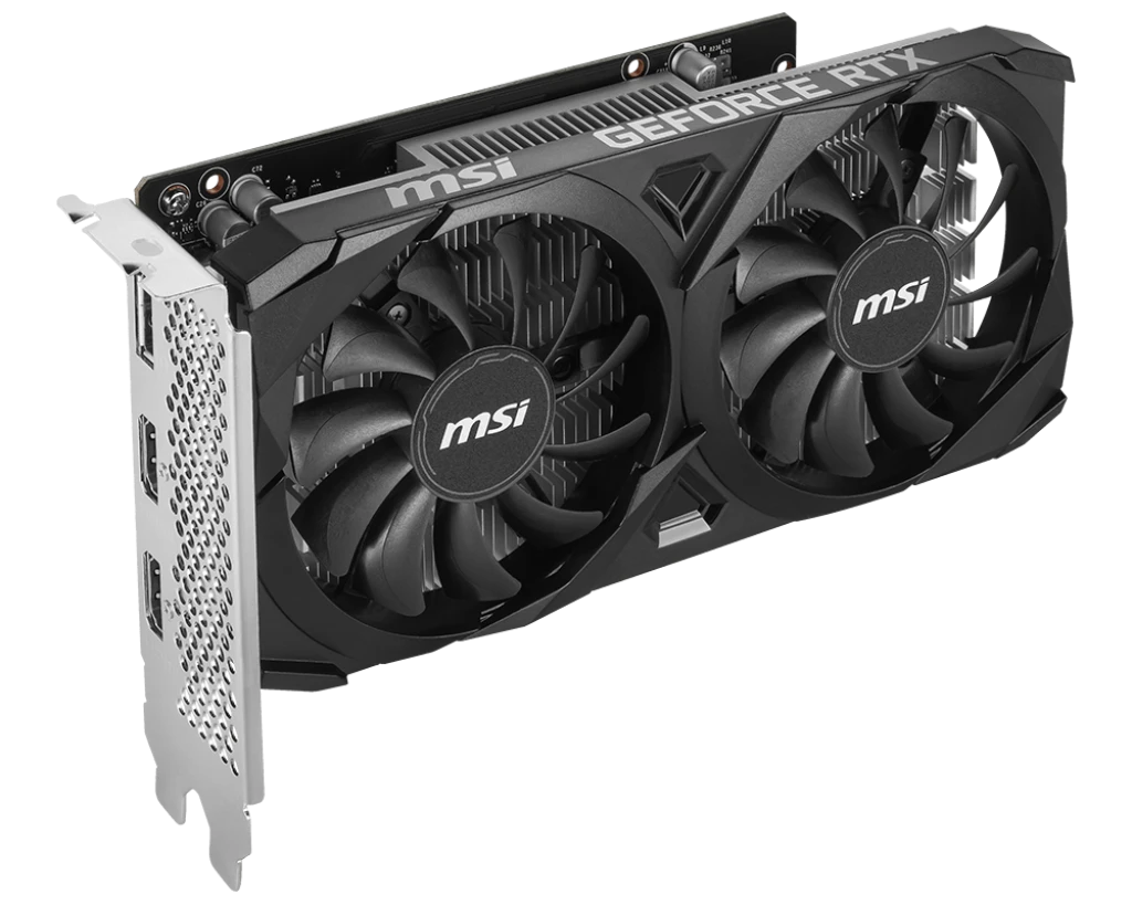Card màn hình NVIDIA GeForce RTX 3050 MSI Ventus 2X E OC | 6GB GDDR6, 2560 CUDA, 300W - Chi tiết 3