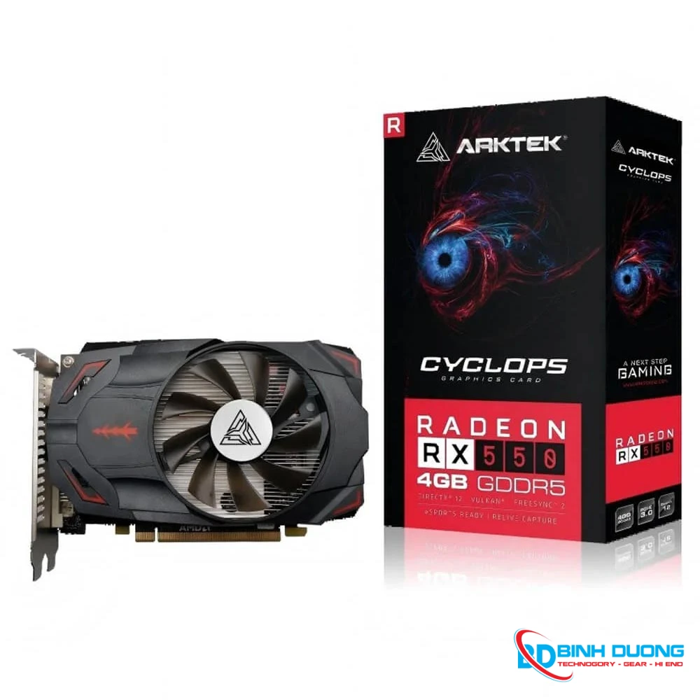 Card Màn Hình VGA RX550 4G ARKTEK GDDR5