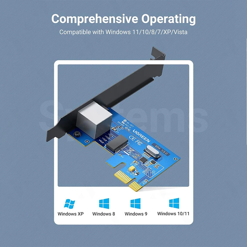 Card Mạng Ugreen 30771 US230 PCI Express 10/100/1000Mbps (PCIE) - Chi tiết 2