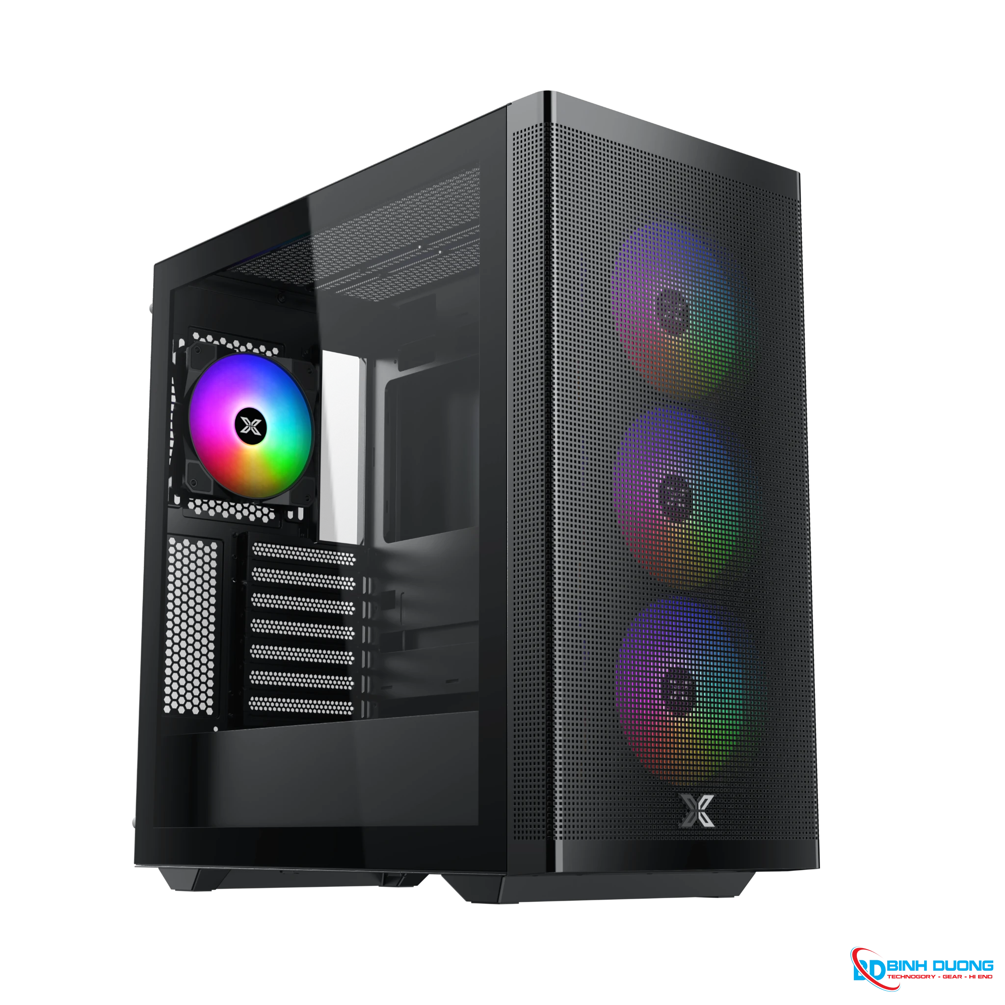 Case Xigmatek Osiris Pro 4FX (E-ATX, 4 fan ARGB, Đen) – EN46797 - Chi tiết 6