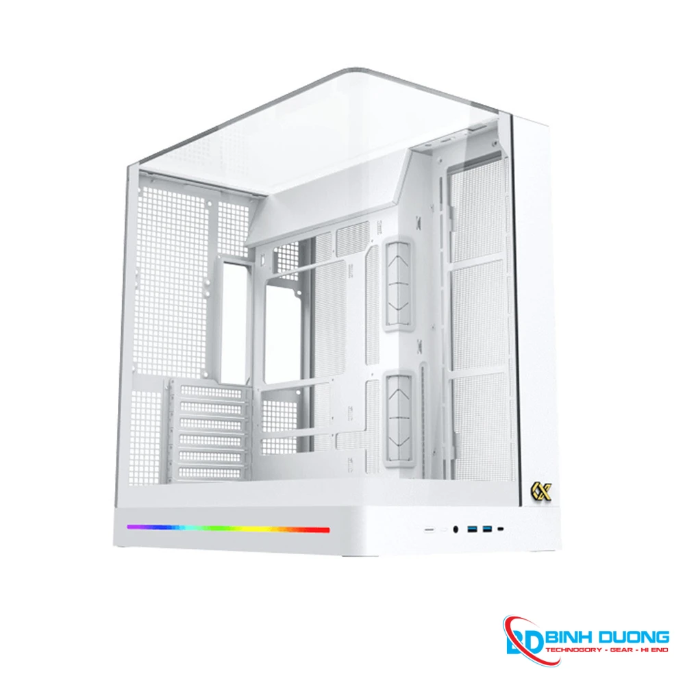 Case Xigmatek Pano II Arctic(Bể Cá, Chưa Fan, E-ATX, Màu Trắng) - EN48579 - Chi tiết 3