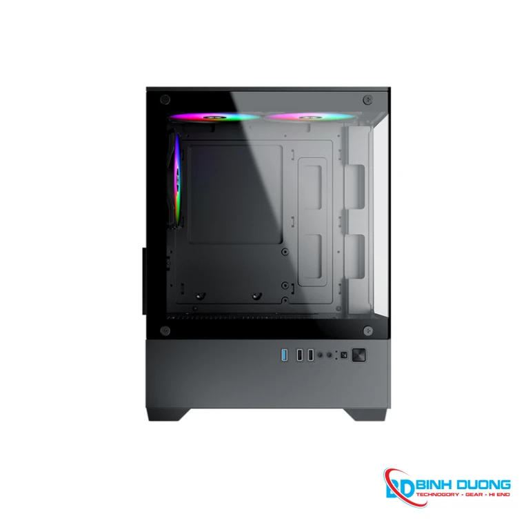 Case Xigmatek VIEW II 3F Black EN46247( Matx, 3 Fan, Case Bể cá) - Chi tiết 4