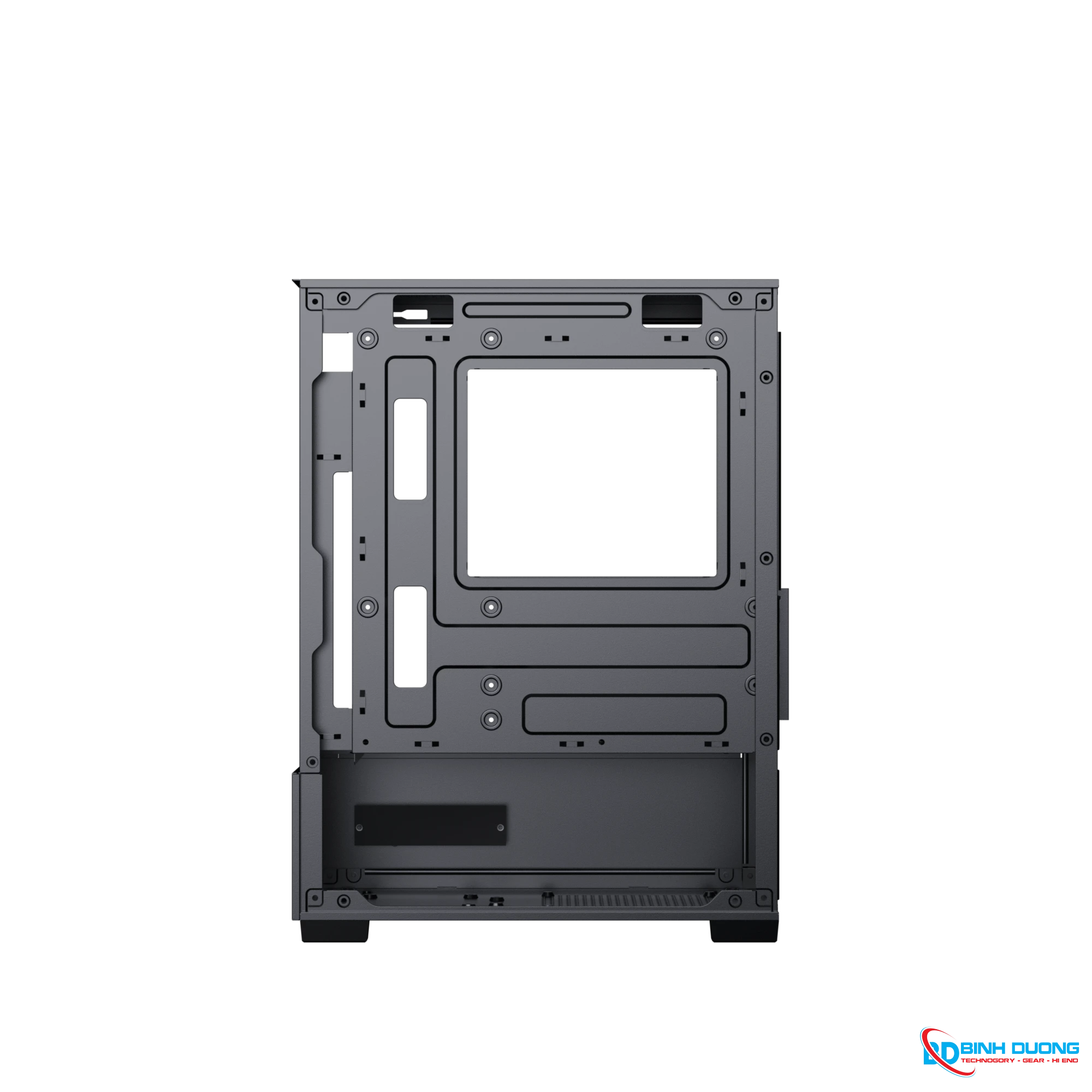 Case Xigmatek View III (No Fan)_EN90519 (M-ATX, Case kính, Màu đen) - Chi tiết 1