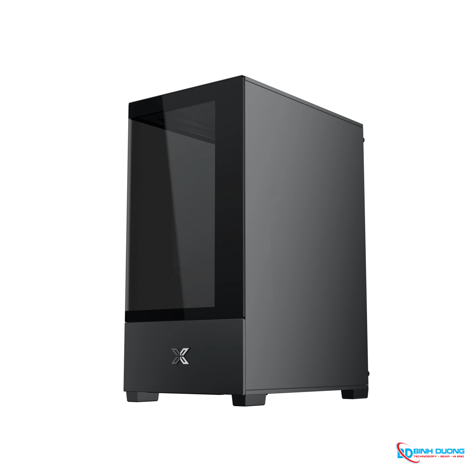 Case Xigmatek View III (No Fan)_EN90519 (M-ATX, Case kính, Màu đen) - Chi tiết 4