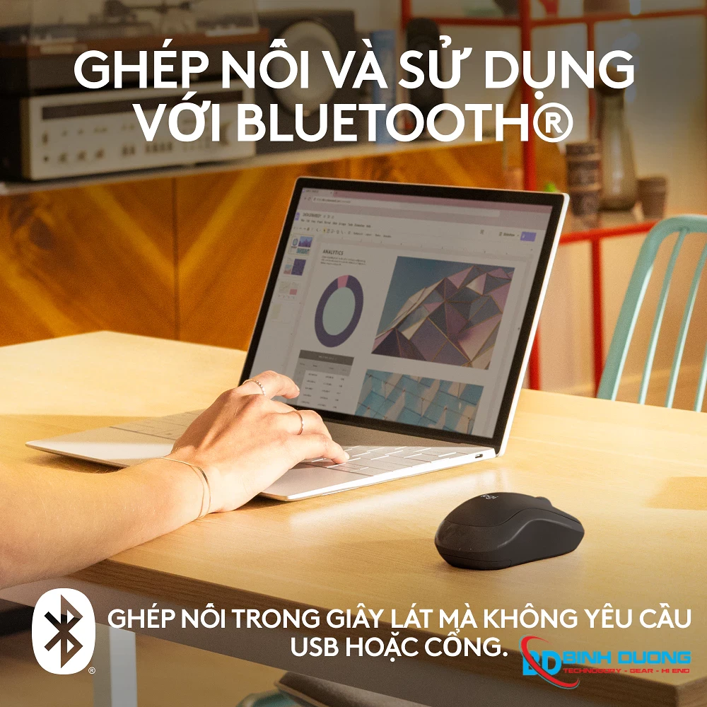 Chuột Không Dây Bluetooth Silent Logitech M240 - Chi tiết 7
