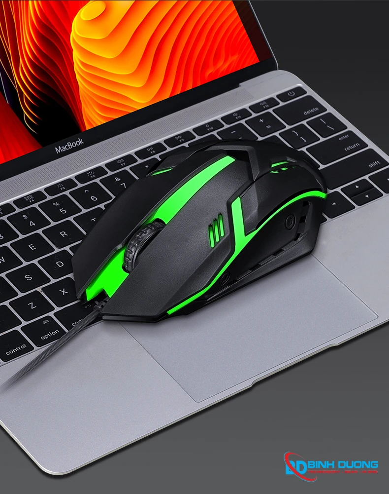 Combo Phím Chuột T-WOLF TF270 (USB/Black/104 LED Highcap key/1.3m/1200dpi/3 key/1.4m) - Chi tiết 3
