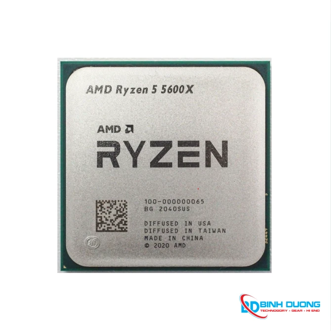 CPU AMD Ryzen 5 5600X (3.7 GHz Upto 4.6GHz / 35MB / 6 Cores, 12 Threads / 65W / Socket AM4)
