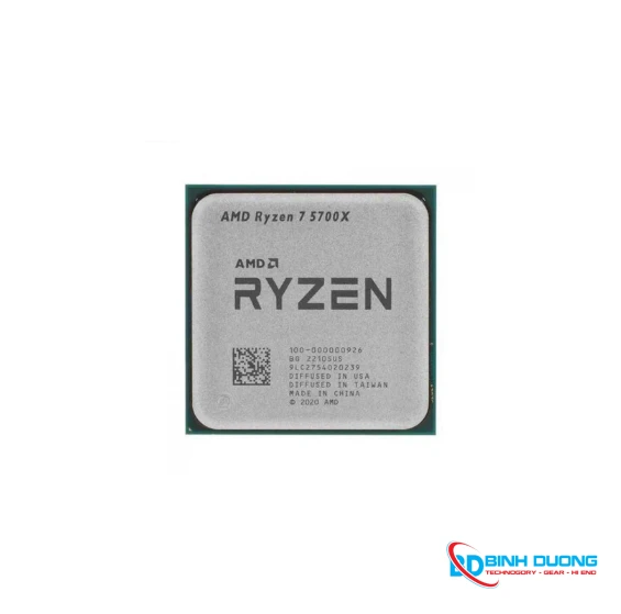 CPU AMD Ryzen 7 5700X / 3.4 GHz (4.6GHz Max Boost) / 36MB Cache / 8 cores, 16 threads / 65W / Socket AM4 (Tray chính hãng chưa gồm tản)