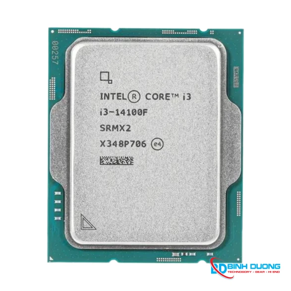 CPU Intel Core i3 14100F (3.5GHz Turbo Upto 4.7GHz, 4 Nhân 8 Luồng, Cache 5MB, Socket LGA 1700 ) Tray New