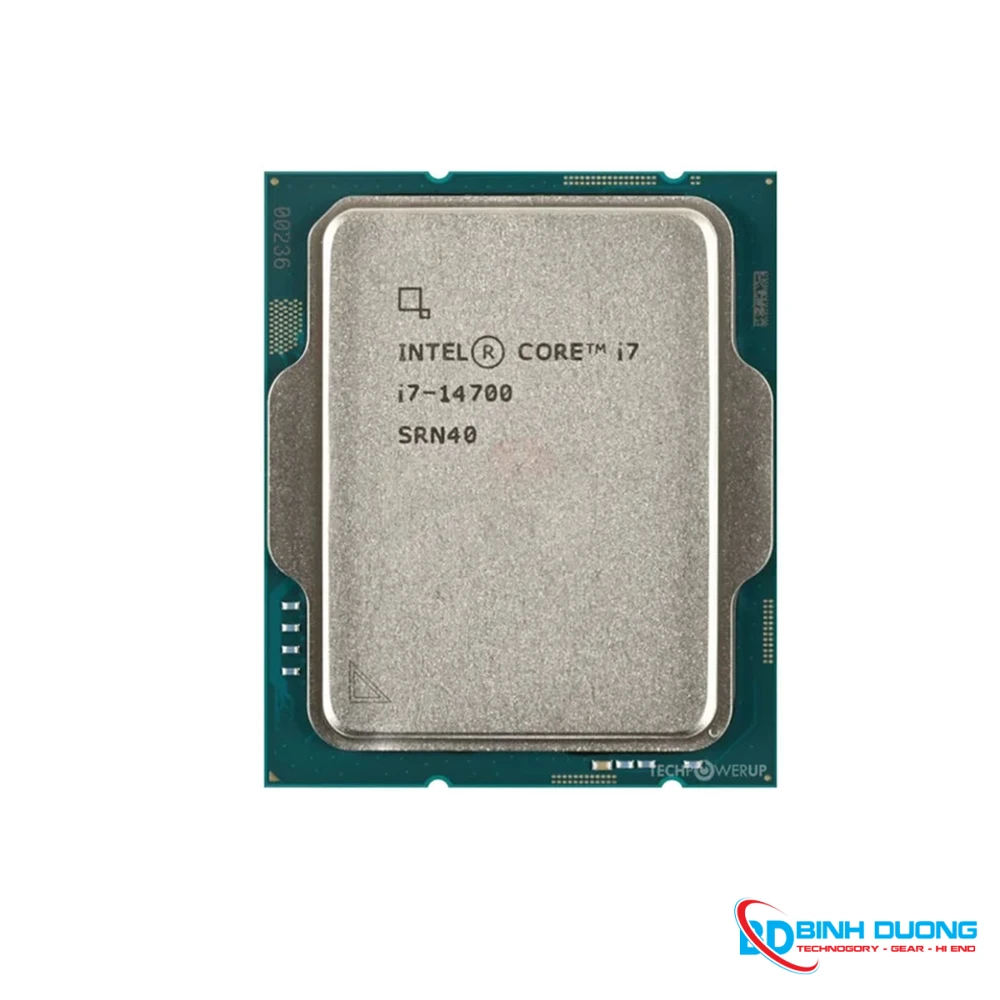 CPU Intel Core i7 14700 (Intel LGA1700 - 20 Core - 28 Thread - Base 2.1Ghz - Turbo 5.4Ghz - Cache 33MB) TRAY