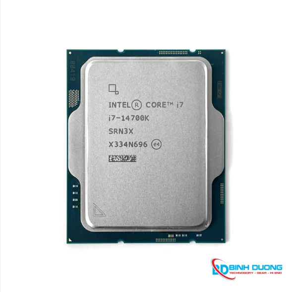 CPU Intel Core i7-14700K TRAY NEW (Up to 5.6GHz, 20 Nhân 28 Luồng, 33MB Cache, 125W)