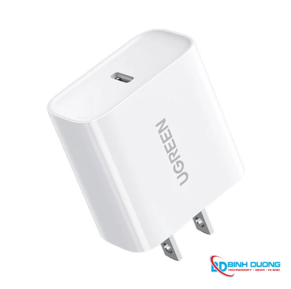 Củ sạc nhanh 20W chuẩn USB-C PD hỗ trợ QC 4.0 Ugreen 60449