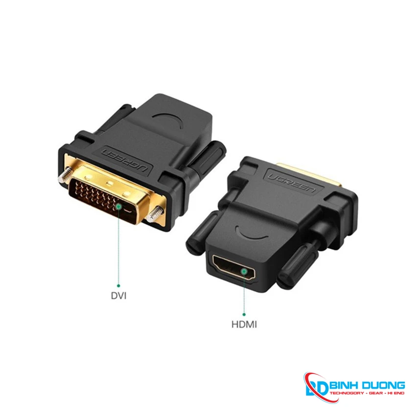 Đầu Chuyển DVI TO HDMI 24-1 UGREEN 20124 - Chi tiết 3