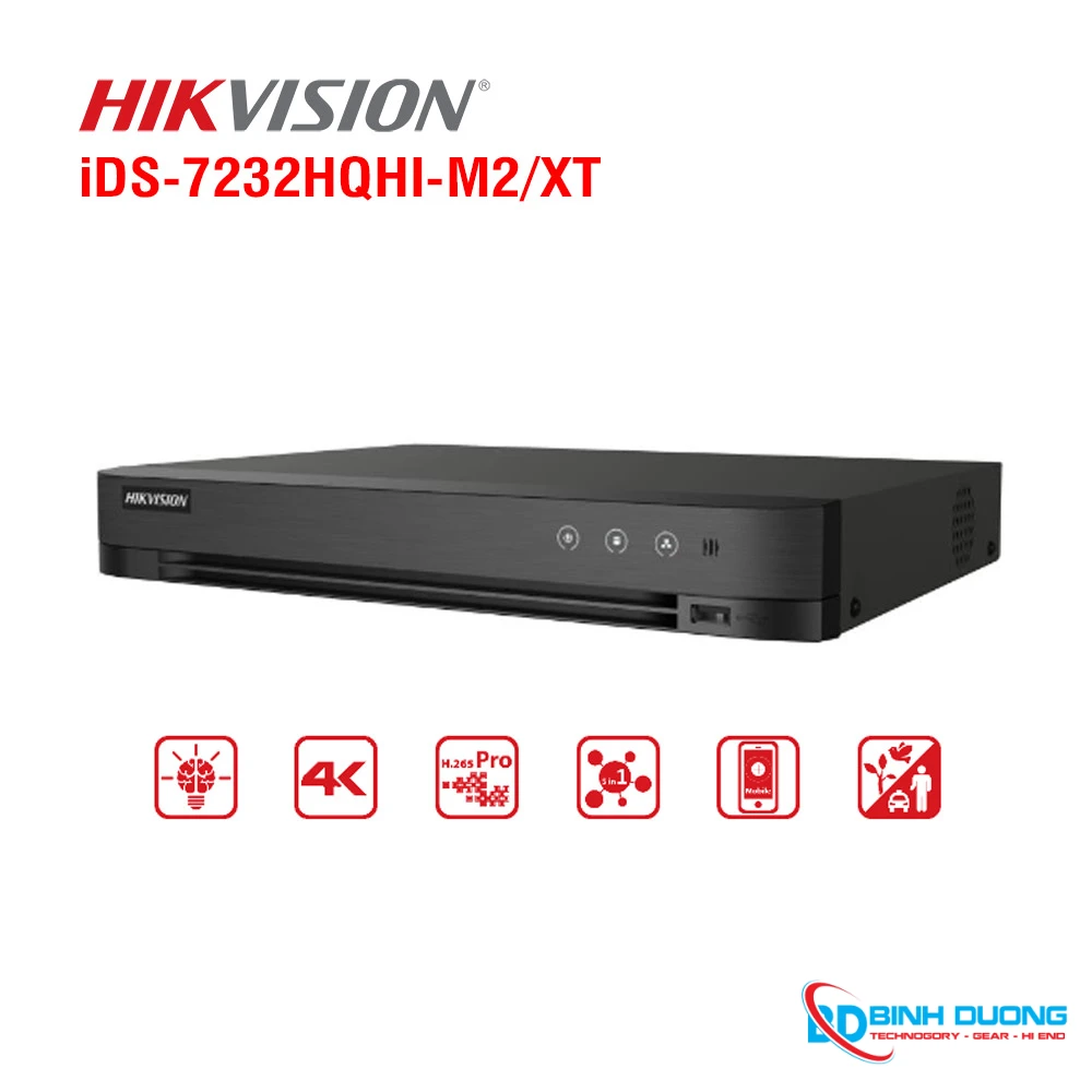 Đầu Thu 32 Kênh Turbo ACUSENSE Hikvision iDS-7232HQHI-M2/XT