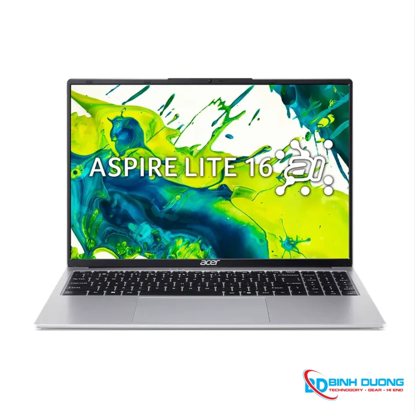 Laptop Acer Aspire Lite 16 AI AL16 71P 5674 - NX.D4XSV.001 (Ultra 5 125H, 16GB, 512GB, Full HD+, Win11)