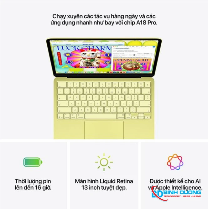 Laptop MacBook Neo 13 inch A18 Pro 8GB/256GB - Chi tiết 6