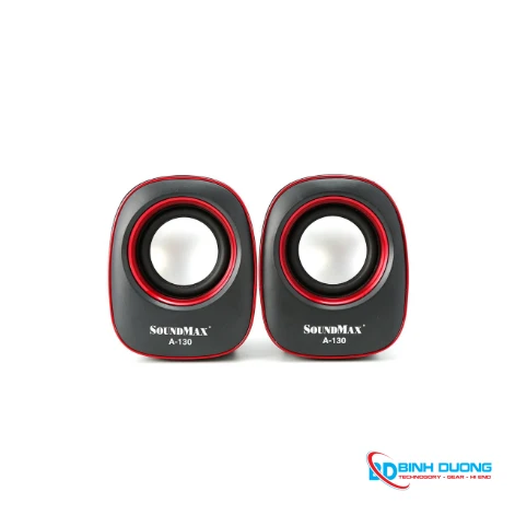 Loa vi tính Soundmax A130 (2.0) 6W, Đỏ