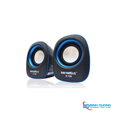 Loa vi tính Soundmax A130 (2.0) 6W, Xanh
