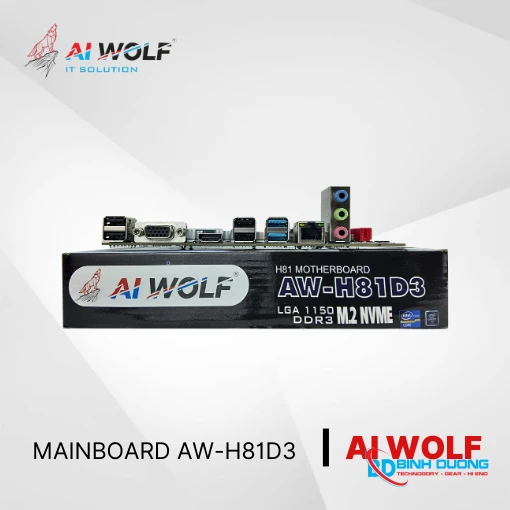 Mainboard Bo Mạch Chủ AI WOLF H81 DDR3 / M2 (LGA 1151v1) - Chi tiết 4