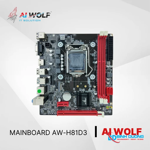 Mainboard Bo Mạch Chủ AI WOLF H81 DDR3 / M2 (LGA 1151v1) - Chi tiết 5