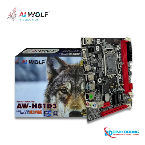 Mainboard Bo Mạch Chủ AI WOLF H81 DDR3 / M2 (LGA 1151v1)
