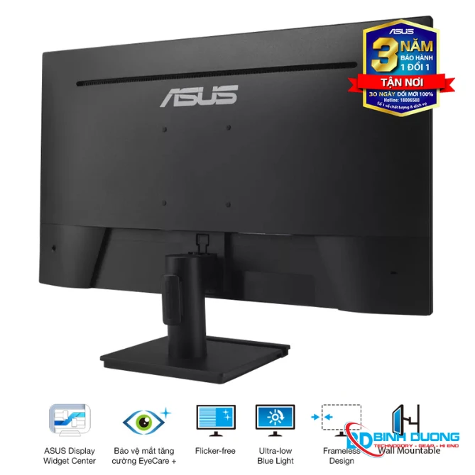 Màn Hình ASUS VA27AQ (27 inch - IPS - 2K - 75Hz - 1ms - Speaker) - Chi tiết 4