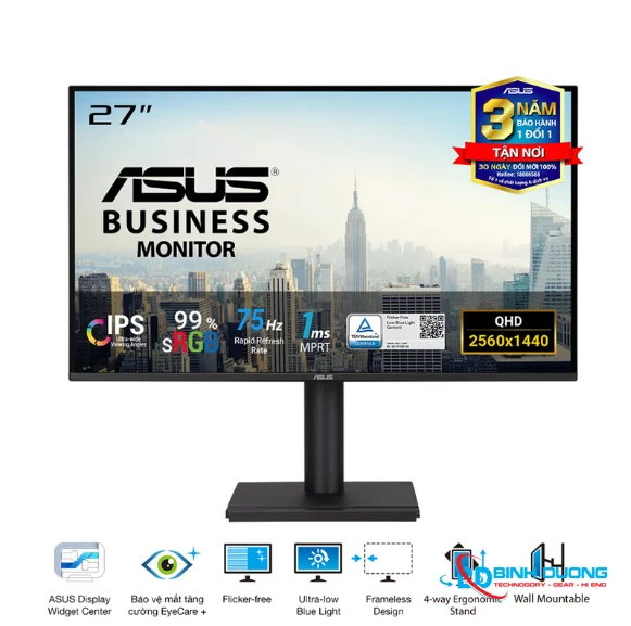 Màn Hình ASUS VA27AQSE (27 inch - IPS - 2K - 75Hz - 1ms - Speaker)