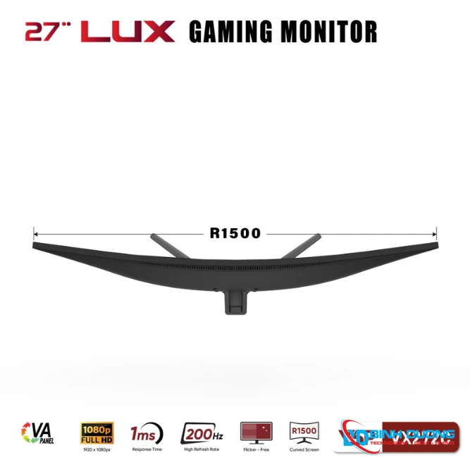 Màn hình cong VSP VX272C (27inch / VA / FHD / 200Hz / 1ms / Freesync) - Chi tiết 2