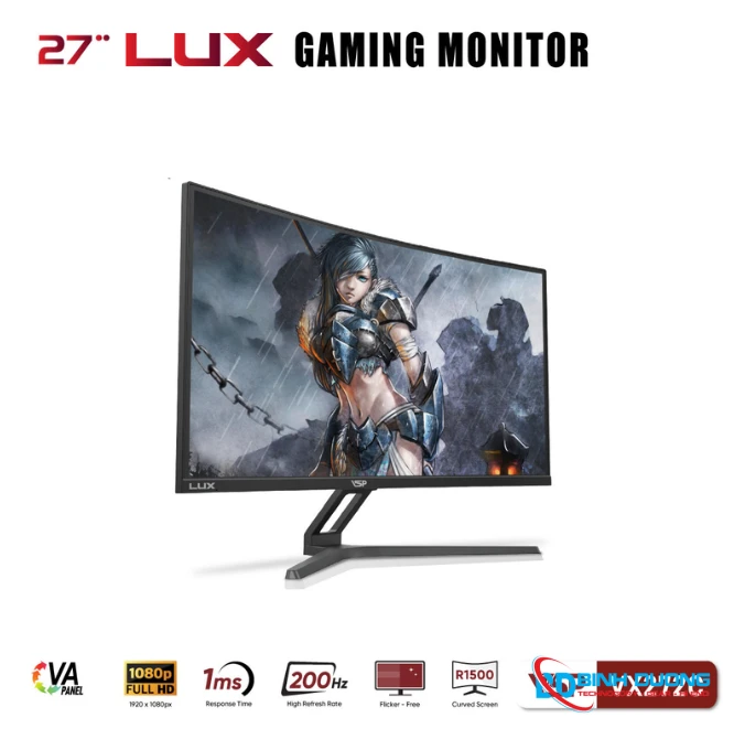 Màn hình cong VSP VX272C (27inch / VA / FHD / 200Hz / 1ms / Freesync) - Chi tiết 5